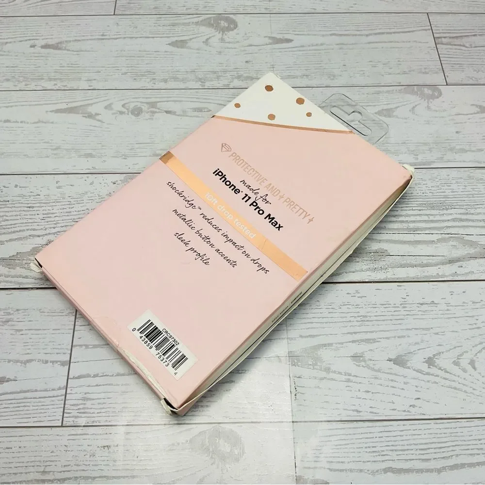 iPhone 11 Pro Max Rose Gold Glitter Phone Case